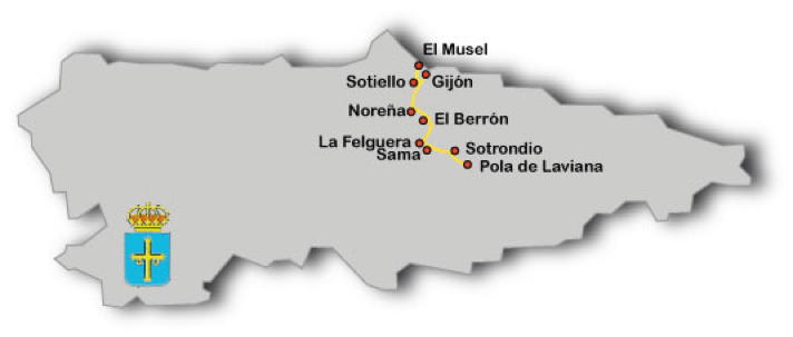 mapa langreo
